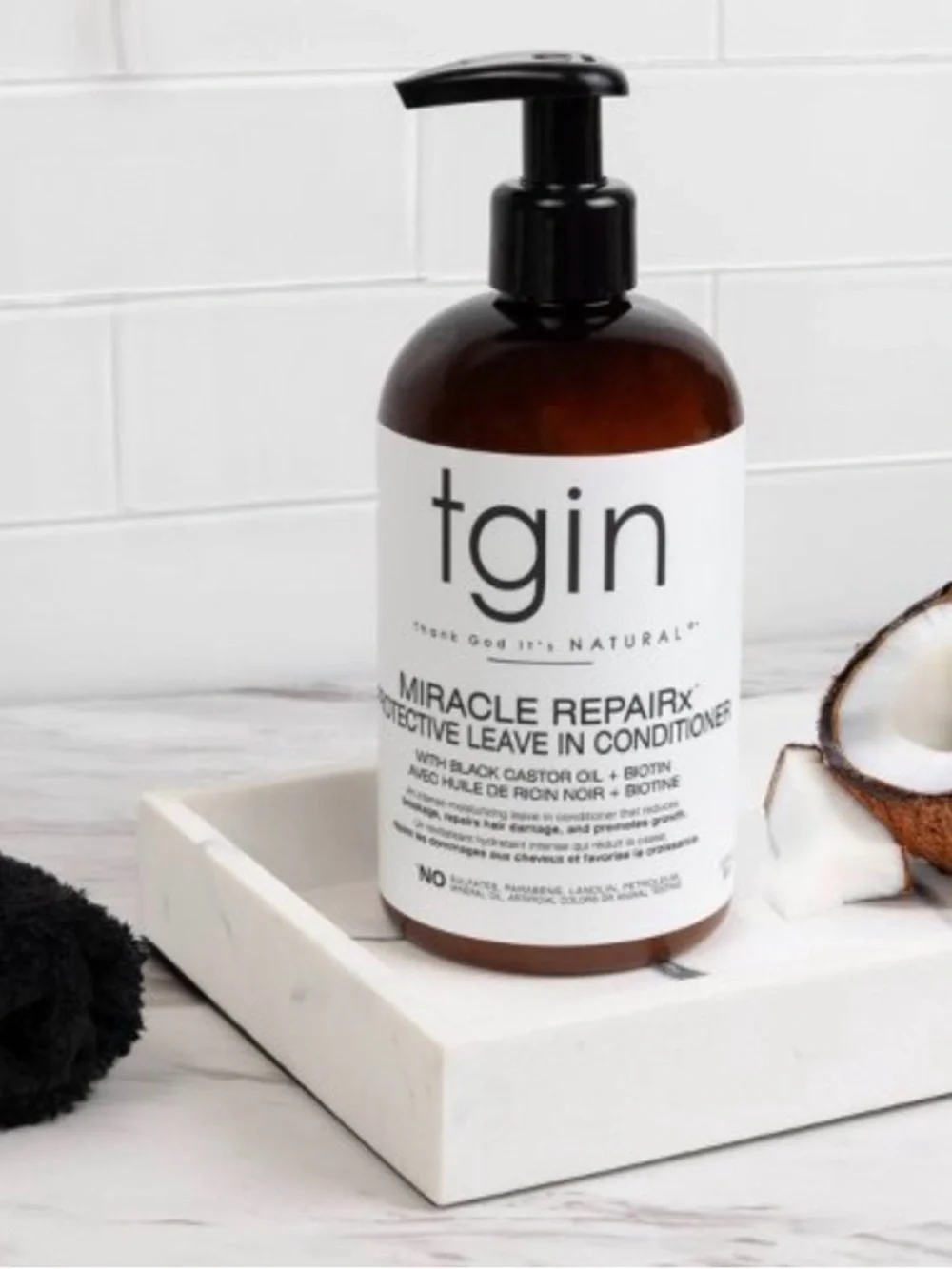 TGIN Miracle RepaiRx Protective Leave-In Conditioner For Curly Hair 12 fl oz New